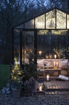 Preview: IB Laursen Zedernkranz künstlich Ø 50cm